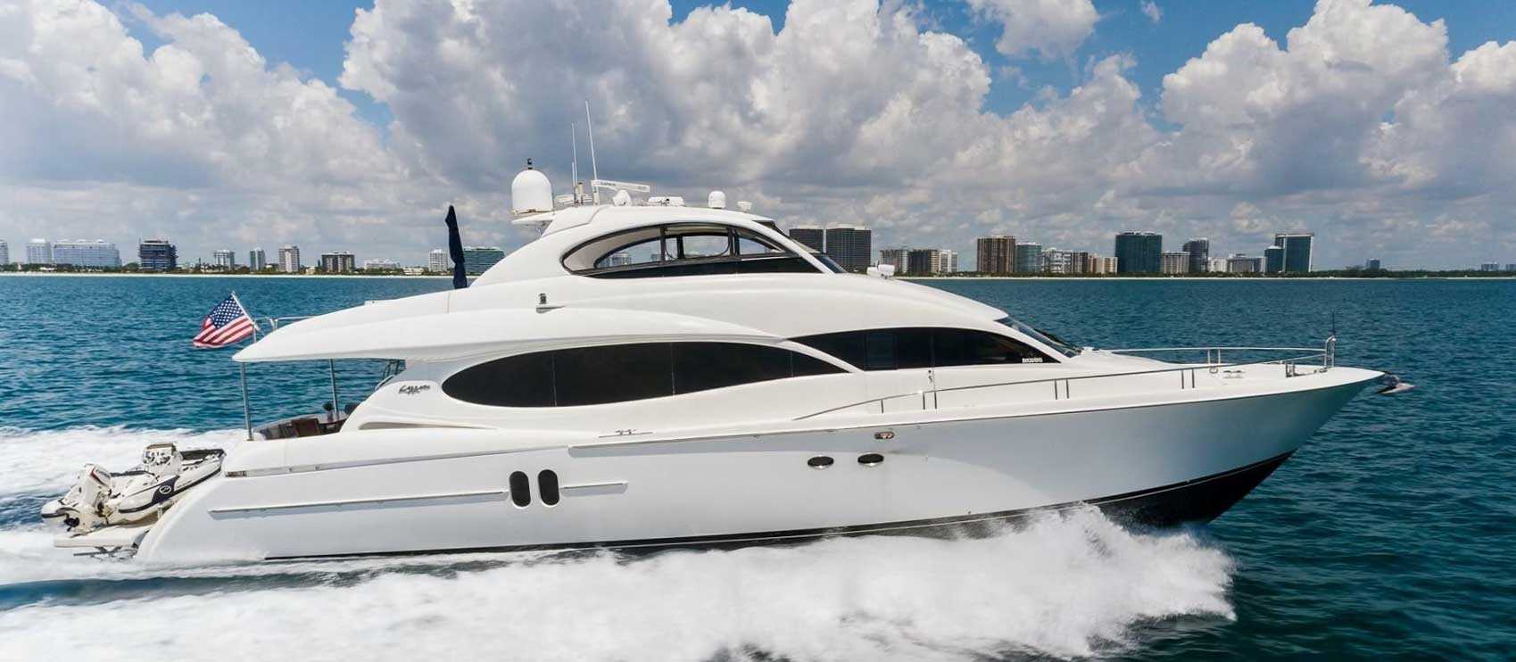 Lazzara Yacht Rental Miami hero image